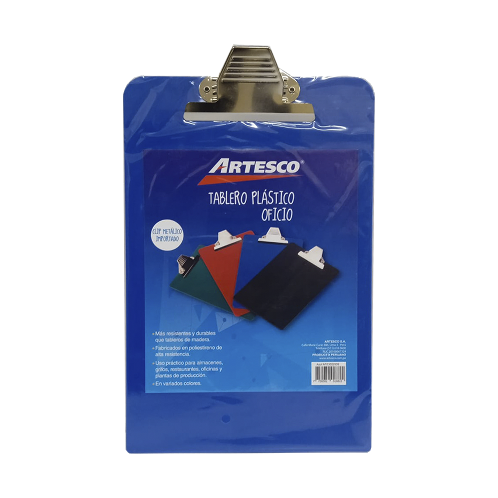 tablero-plastico-oficio-artesco-000503 Tablero plástico oficio Artesco - Imagen 1