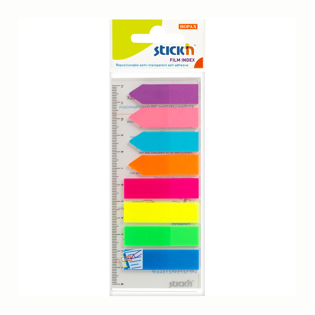 banderita-index-neon-x-8-colores-21346-stikyn-000759 BANDERITA INDEX NEON X 8 COLORES 21346 STICK'N - Imagen 1