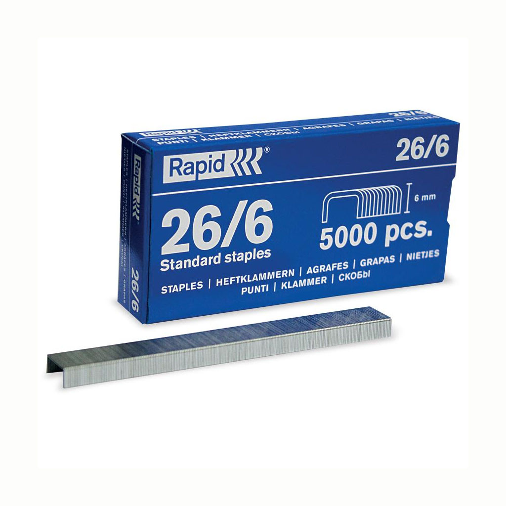 grapas-26-6-x-5000-rapid-000506 Grapas 26/6 X 5000 Rapid - Imagen 1