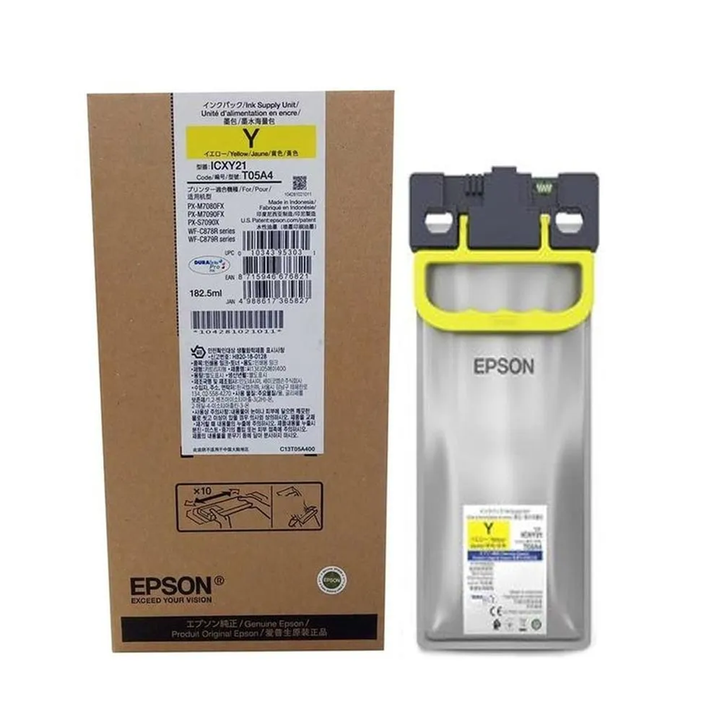 tinta-epson-t05a4-wf-c878r-c879r-yellow-182-5-ml-T05A400 Tinta Epson (T05A4) WF C878r/ C879r Yellow (182.5 ml) - Imagen 1