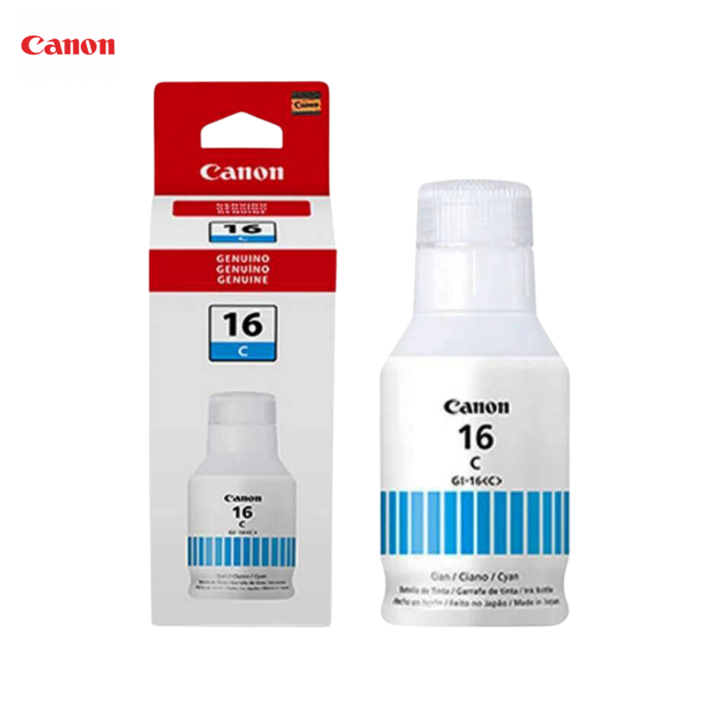 tinta-canon-gx6010-gx7010-cyan-GI-16C Tinta Canon GX6010 / GX7010 Cyan - Imagen 1